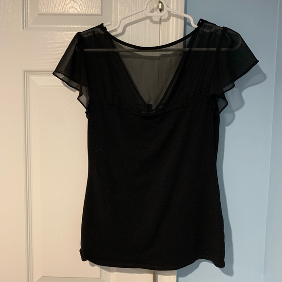 Express Sheer Black Top - Picture 5 of 6